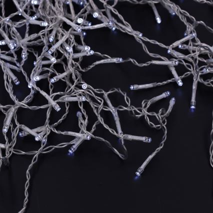 Brilagi - Guirlande LED d'extérieur 400 LED / 8 fonctions, 23 m, IP44, blanc froid