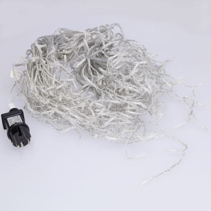 Brilagi - Guirlande LED d'extérieur 400 LED / 8 fonctions, 23 m, IP44, blanc froid