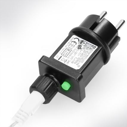 Brilagi - Guirlande LED d'extérieur 400 LED / 8 fonctions, 23 m, IP44, blanc froid