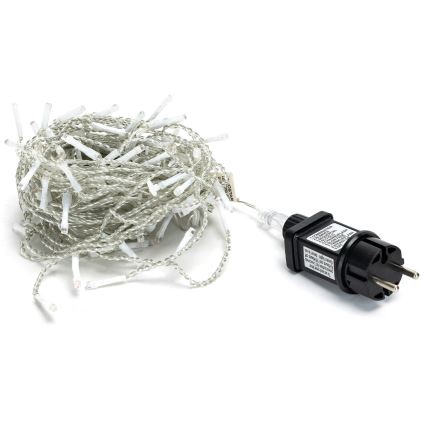 Brilagi - Guirlande LED d'extérieur pour Noël 200xLED/8 fonctions 13x0,6m IP44 blanc froid