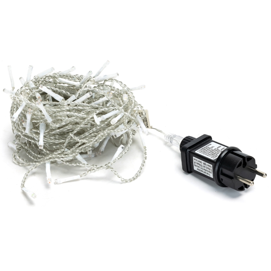 Brilagi - Guirlande LED d'extérieur pour Noël 200xLED/8 fonctions 13x0,6m IP44 blanc froid