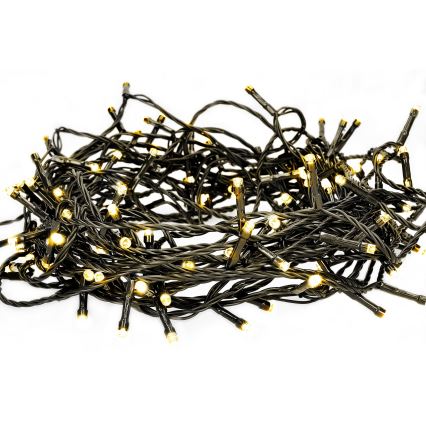 Brilagi - guirlande LED extérieure 100xLED/8 fonctions 13 m IP44 blanc chaud