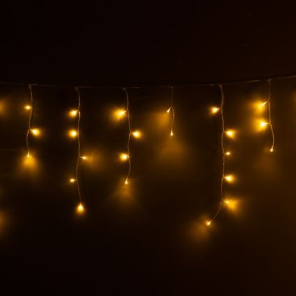 BRILAGI - Guirlande lumineuse de Noël extérieure 400 LED / 8 fonctions, 23 m, IP44, blanc chaud