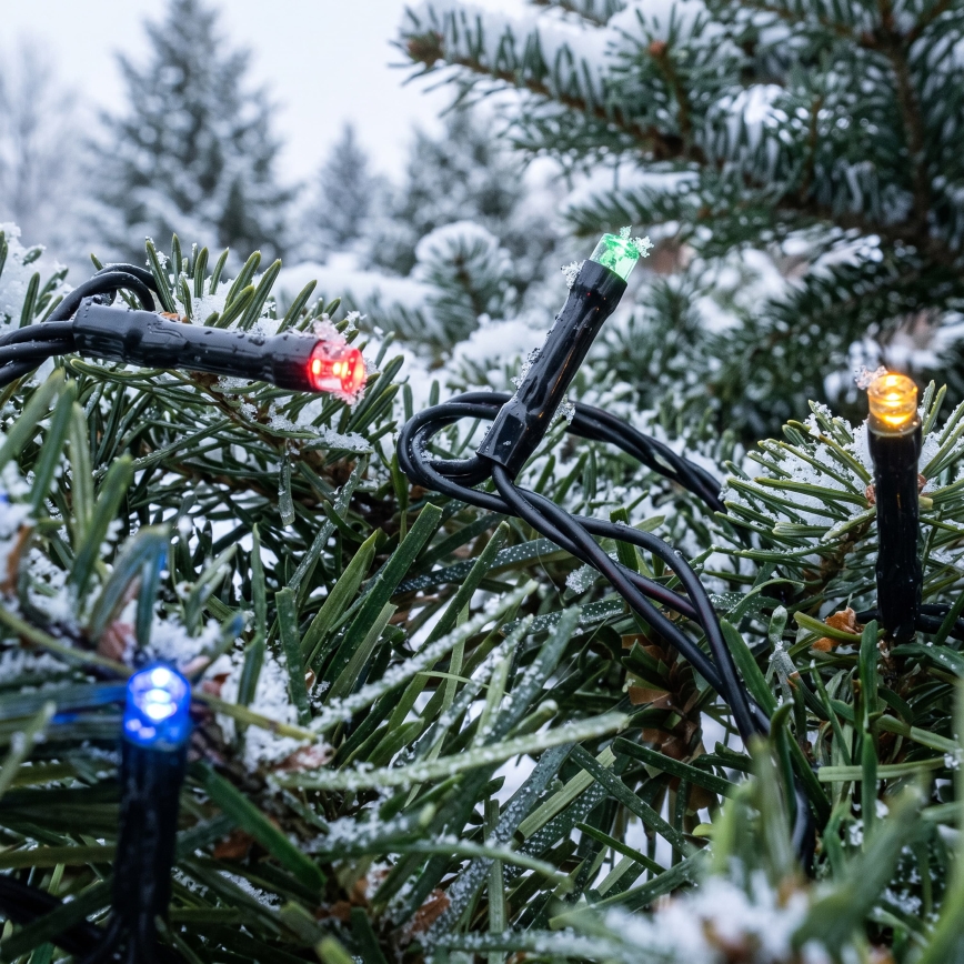 BRILAGI - Guirlande lumineuse de Noël LED d'extérieur 700 LED / 8 fonctions, 75 m, IP44, multicolore