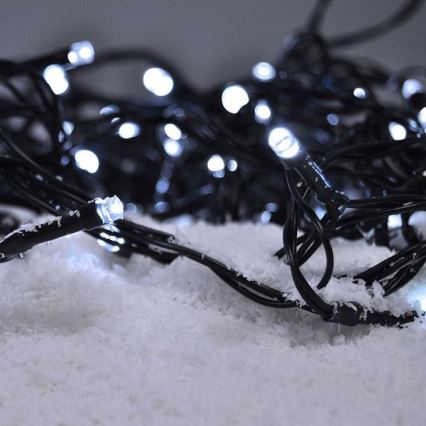 BRILAGI - Guirlande lumineuse de Noël LED extérieure 150 LED/8 fonctions 18 m IP44 blanc froid