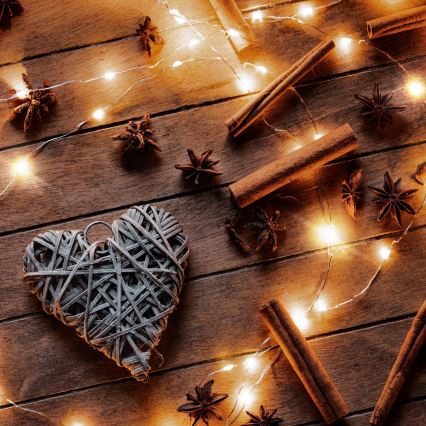 Brilagi - Guirlande lumineuse LED 100xLED/3xAA 10m blanc chaud