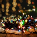 BRILAGI - Guirlande lumineuse LED de Noël pour l'extérieur 200 LED, 2 modes, 25 m, IP44, multicolore