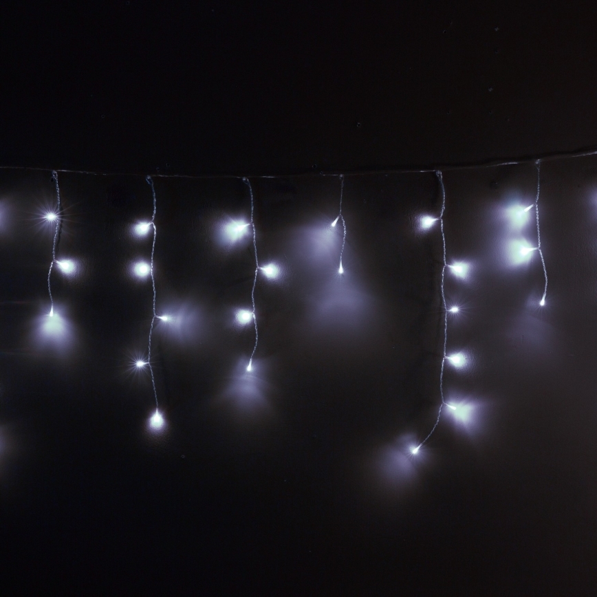 Brilagi - LED guirlande  extérieure 200xLED/8 fonctions 13m IP44 blanc froid effet stalactites