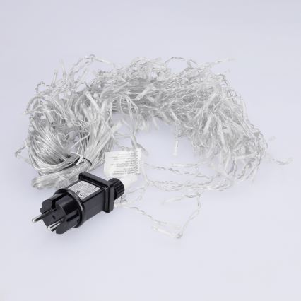 Brilagi - LED guirlande  extérieure 200xLED/8 fonctions 13m IP44 blanc froid effet stalactites