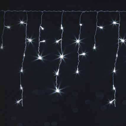 BRILAGI - Guirlande lumineuse LED d'extérieur pour Noël 400 LED / 8 fonctions 23 x 0,6 m IP44 blanc froid