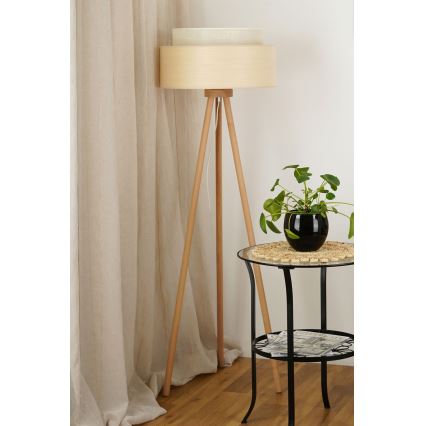 Brilagi - Lampadaire ARIZONA BOHO 1xE27/15W/230V beige