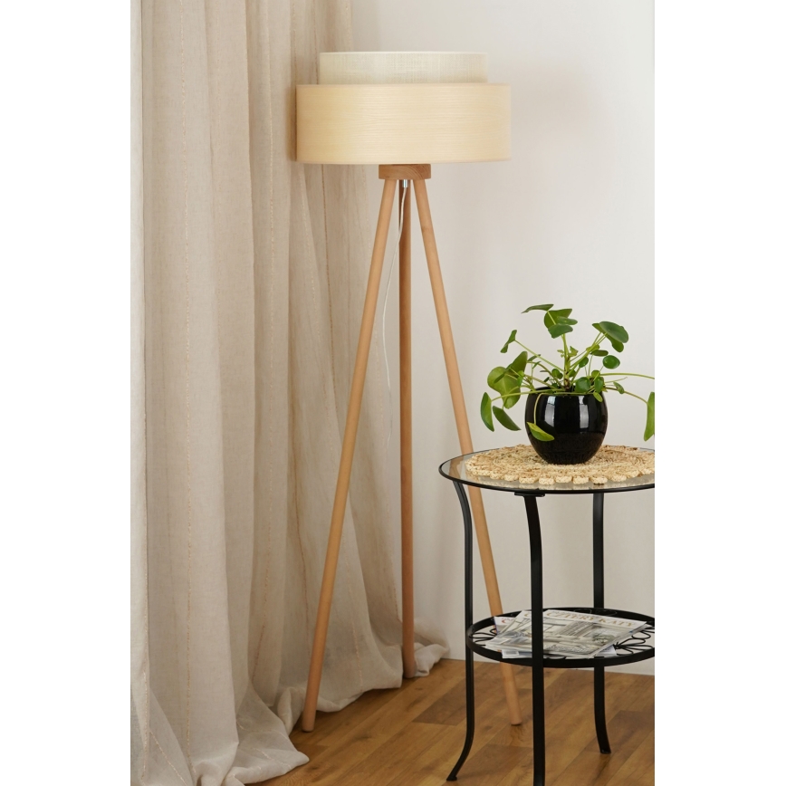 Brilagi - Lampadaire ARIZONA BOHO 1xE27/15W/230V beige