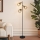 Brilagi - Lampadaire BASKLITE 3xE14/15W/230V bois d'hévéa/noir