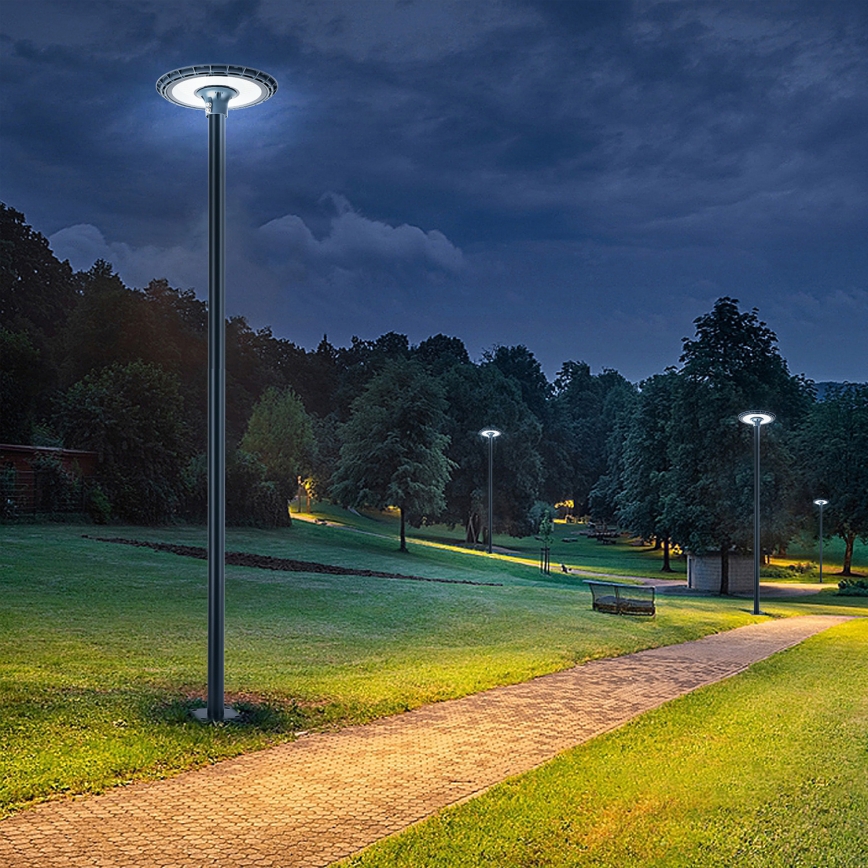 Brilagi - Lampadaire LED sur mât de 4 m URBANSPARK LED/120W/230V anthracite IP65