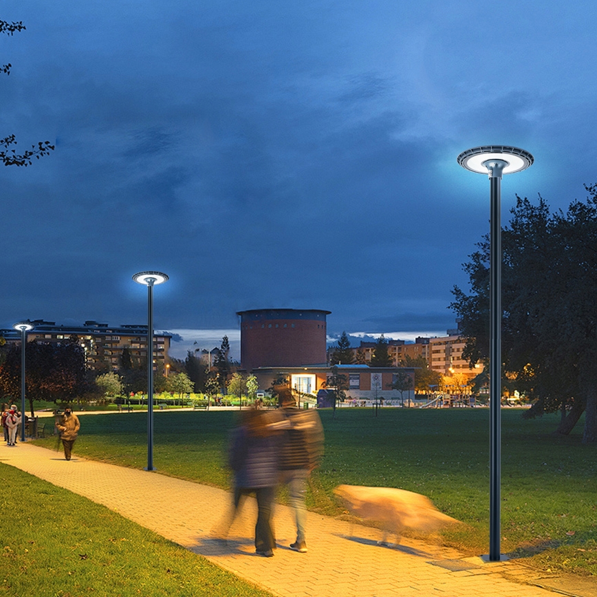 Brilagi - Lampadaire LED sur mât de 4 m URBANSPARK LED/120W/230V anthracite IP65