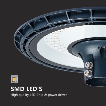 Brilagi - Lampadaire LED sur mât de 4 m URBANSPARK LED/120W/230V anthracite IP65