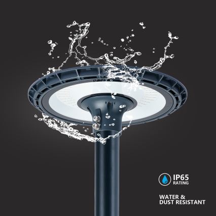 Brilagi - Lampadaire LED sur mât de 4 m URBANSPARK LED/120W/230V anthracite IP65