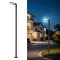 Brilagi - Lampadaire de rue LED d'extérieur avec mât de 3 m et bras articulé URBANLIGHT LED/100W/230V noir IP65