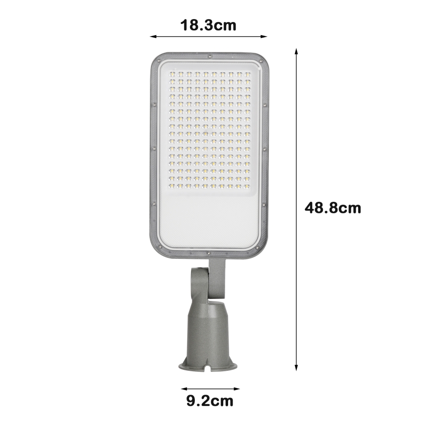 Brilagi - Lampadaire de voirie LED URBANLIGHT LED/100W/230V gris IP65