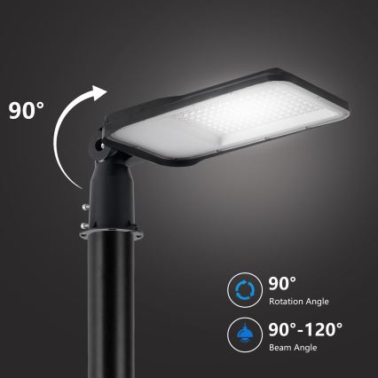 Brilagi - Lampadaire d'extérieur LED URBANLIGHT 100W/230V noir IP65