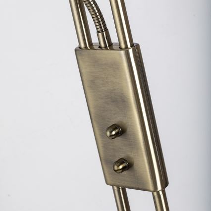 Brilagi - Lampadaire dimmable SCARLETT 1xR7s/230W/230V + 1xG9/40W bronze