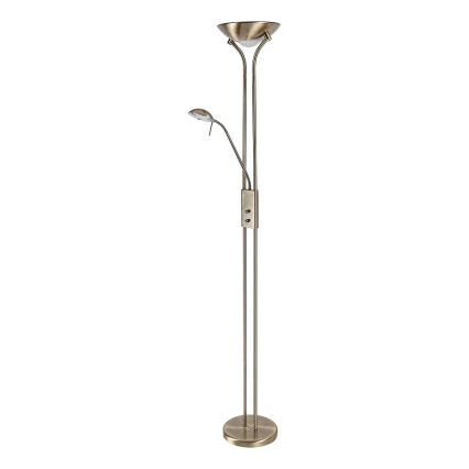 Brilagi - Lampadaire dimmable SCARLETT 1xR7s/230W/230V + 1xG9/40W bronze