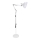 Brilagi - Lampadaire flexible TASKER 1xE27/60W/230V 157 cm blanc
