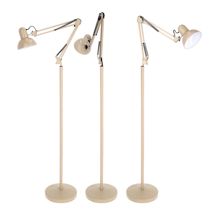 Brilagi - Lampadaire flexible TASKER 1xE27/60W/230V 184 cm beige