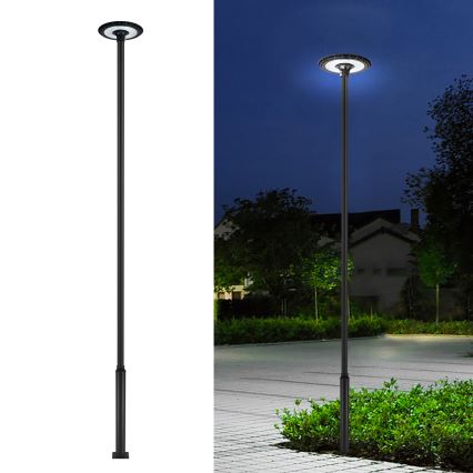 Brilagi - Lampadaire LED avec poteau de 5 m URBANSPARK LED/120W/230V noir IP65
