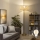 Brilagi - Lampadaire LED CERIA 1xE27/20W/230V Ø 40 cm bambou/doré