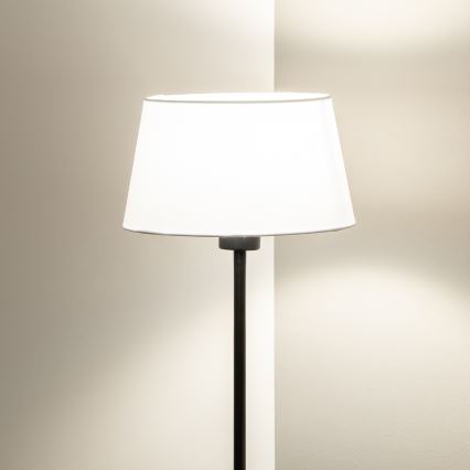 Brilagi - Lampadaire LED CERIA 1xE27/40W/230V diam. 25 cm blanc/noir