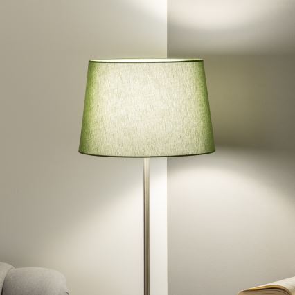 Brilagi - Lampadaire LED CERIA 1xE27/40W/230V diam. 30 cm vert/chrome mat