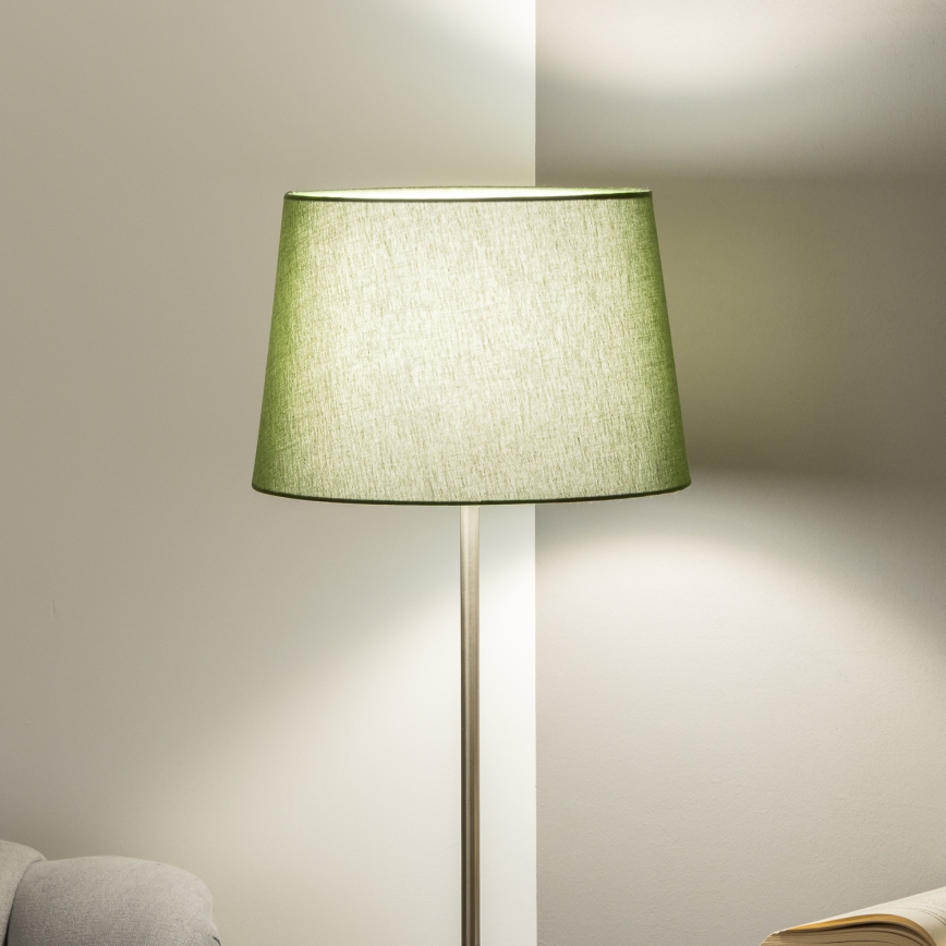 Brilagi - Lampadaire LED CERIA 1xE27/40W/230V diam. 30 cm vert/chrome mat