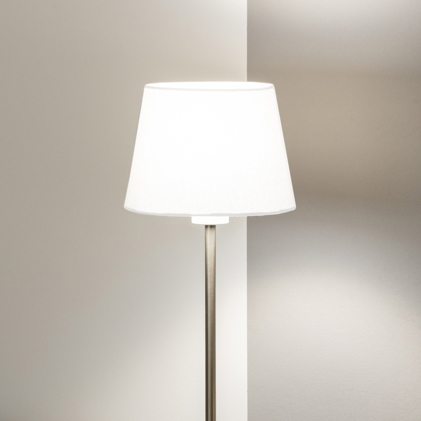 Brilagi - Lampadaire LED CERIA 1xE27/40W/230V Ø 20,5 cm blanc/chrome mat
