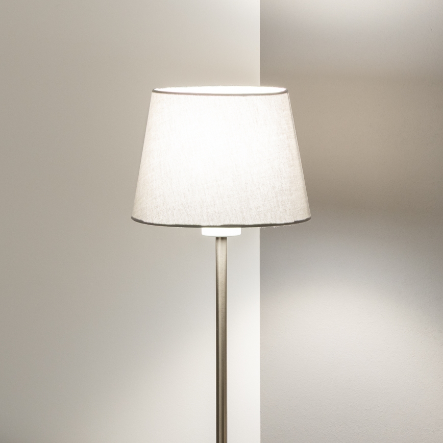 Brilagi - Lampadaire LED CERIA 1xE27/40W/230V Ø 20,5 cm gris / chrome mat