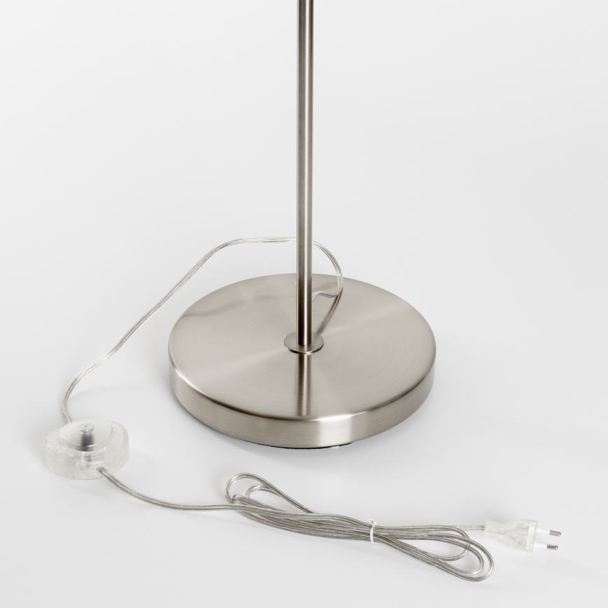 Brilagi - Lampadaire LED CERIA 1xE27/40W/230V Ø 25 cm, bambou/chrome mat