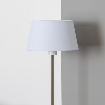 Brilagi - Lampadaire LED CERIA 1xE27/40W/230V Ø 25 cm blanc/chrome mat