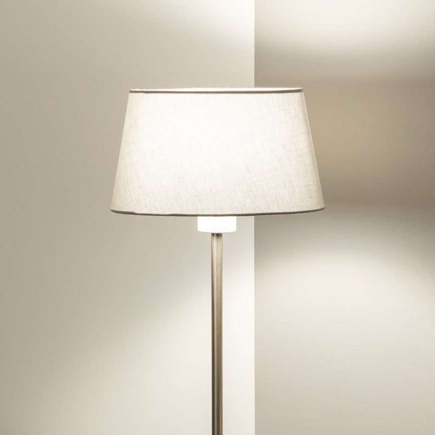 Brilagi - Lampadaire LED CERIA 1xE27/40W/230V Ø 25 cm gris/chrome mat