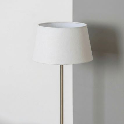 Brilagi - Lampadaire LED CERIA 1xE27/40W/230V Ø 30 cm blanc/chrome mat