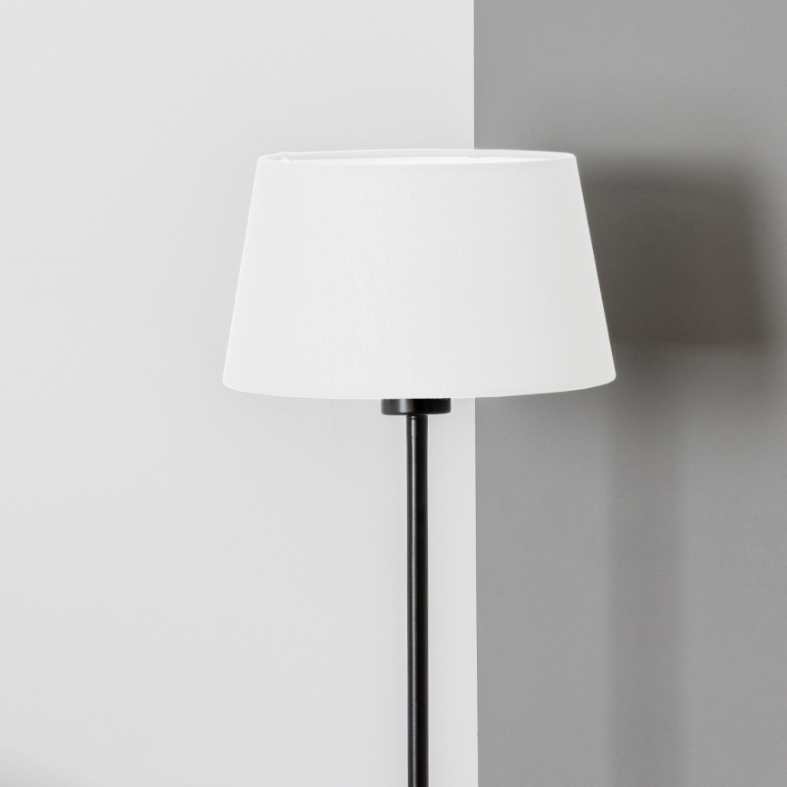 Brilagi - lampadaire LED CERIA 1xE27/40W/230V Ø 30 cm blanc/noir