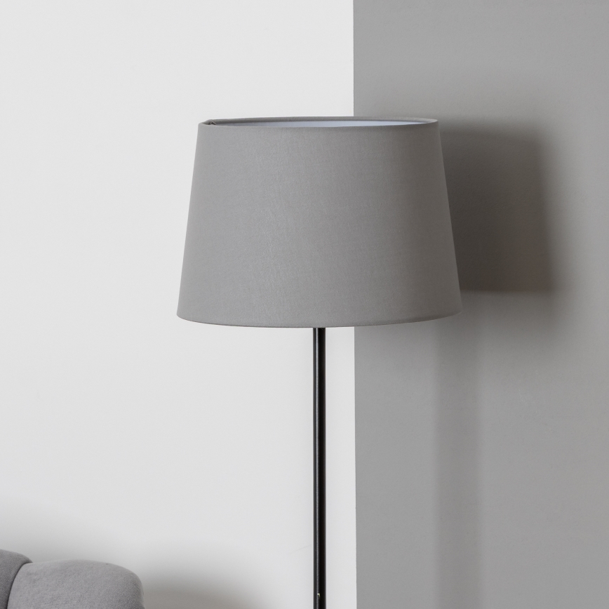 Brilagi - Lampadaire LED CERIA 1xE27/40W/230V Ø 30 cm gris/noir
