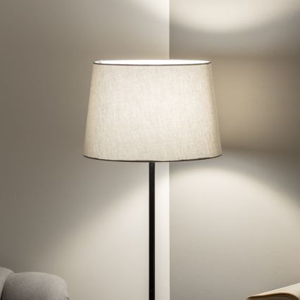 Brilagi - Lampadaire LED CERIA 1xE27/40W/230V Ø 30 cm gris/noir