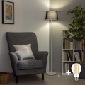 Brilagi - lampadaire LED CERIA 1xE27/40W/230V, Ø 30 cm, noir/blanc