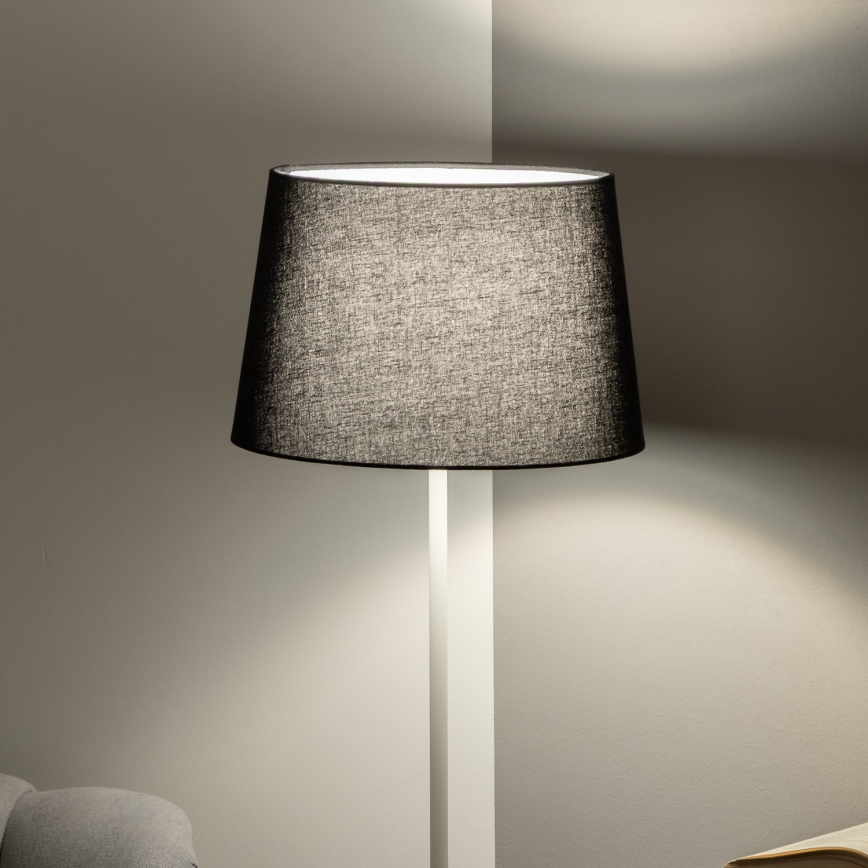 Brilagi - lampadaire LED CERIA 1xE27/40W/230V, Ø 30 cm, noir/blanc