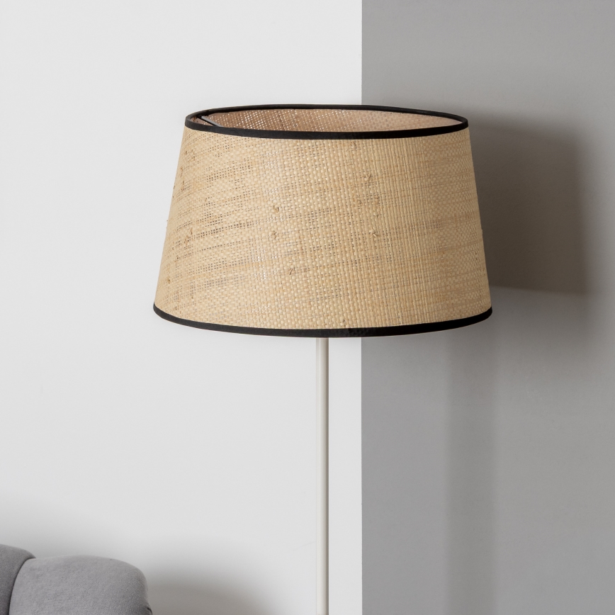 Brilagi - Lampadaire LED CERIA 1xE27/40W/230V Ø 35 cm beige/blanc