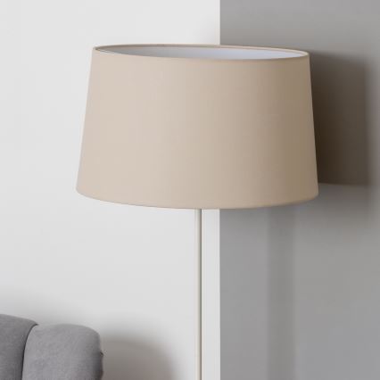 Brilagi - Lampadaire LED CERIA 1xE27/40W/230V Ø 45 cm beige/blanc