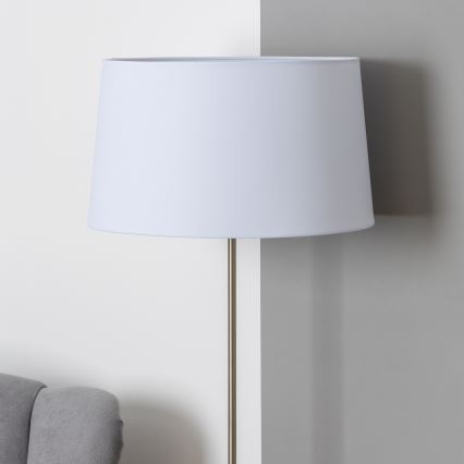 Brilagi - Lampadaire LED CERIA 1xE27/40W/230V Ø 45 cm blanc / chrome mat