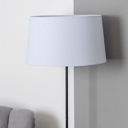 Brilagi - Lampadaire LED CERIA 1xE27/40W/230V Ø 45 cm blanc/noir