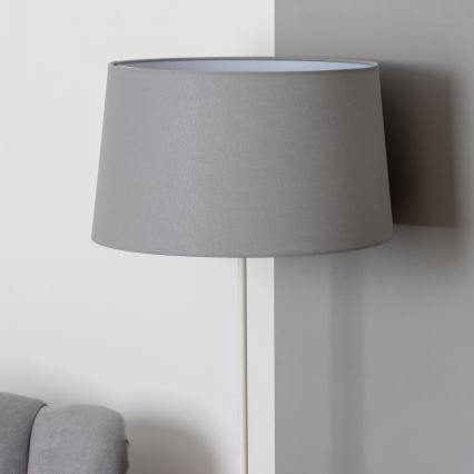 Brilagi - Lampadaire LED CERIA 1xE27/40W/230V Ø 45 cm gris/blanc