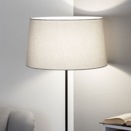 Brilagi - Lampadaire LED CERIA 1xE27/40W/230V Ø 45 cm gris/noir